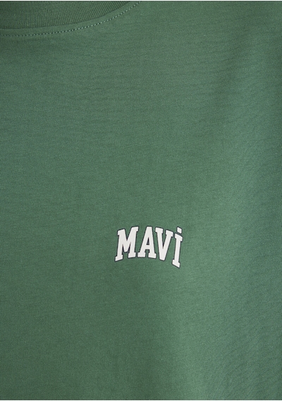 Mavi - Mavi Logo Baskılı Yeşil Tişört 1611900-71874 Yeşil