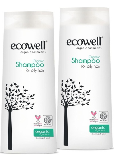 Ecowell Şampuan - Yağlı Saçlar İçin 300 Ml X 2 Adet