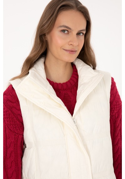 U.s. Polo Assn. Kadın Yelek Dokuma 50308632-vr256 İnci