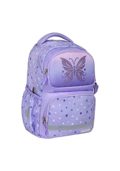 Belmil Purple Dots Ergonomik Okul Çantası 338-36 Açık Mor