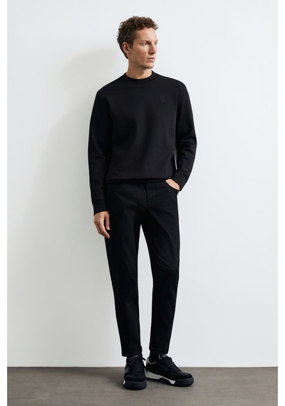 Lufian Grand Erkek Sweatshirt Siyah Siyah 112030192100100