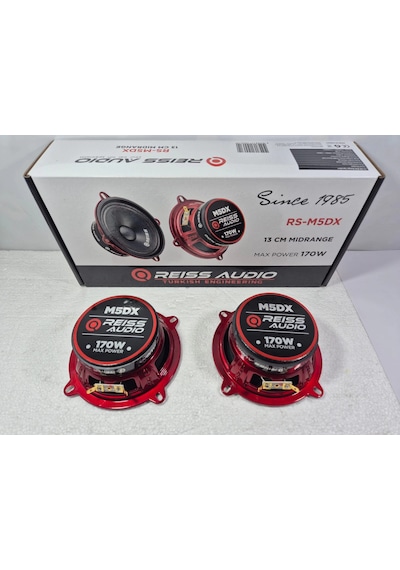 Reiss 13cm Midrange - Reiss Rs-m5dx - 170w 60 Rms Pro Midrange Hoparlör