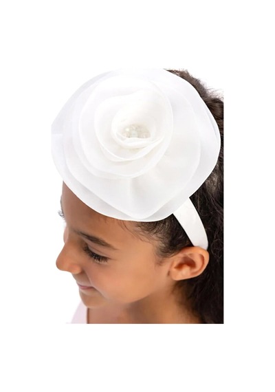 Pamina Kids Pamina Kız Çocuk Taç Tokalı İncili Elbise Pembe 36129