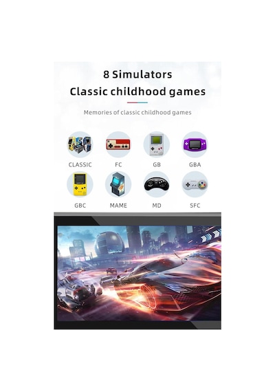 Black Hawk X13 5.5inç Lcd Hd Ekran Tv Out 2000+ Oyunlu Arcade Retro Oyun Konsolu