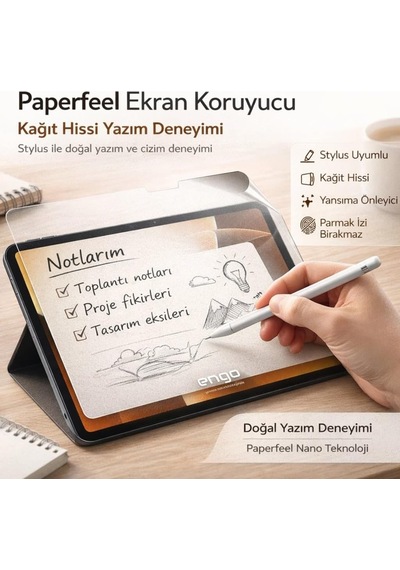 Xiaomi Pad 8 11.2 İnç İle Uyumlu Paperfeel Ekran Koruyucu Kağıt Hissi Veren Mat Yüzey, Tablet Kalem Kullanımı, Not Alma Ve Çizim İçin