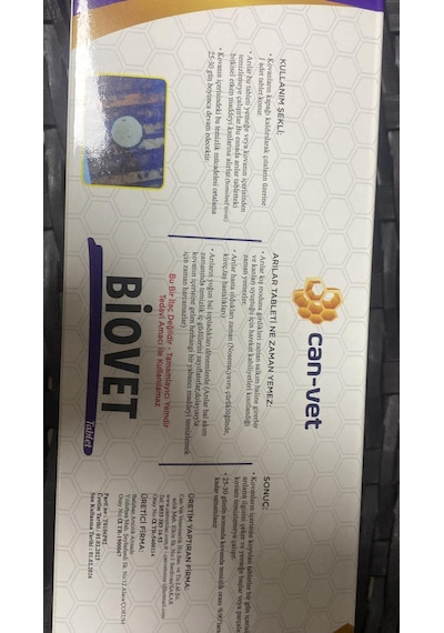 Arılar İçin Biovet Tablet