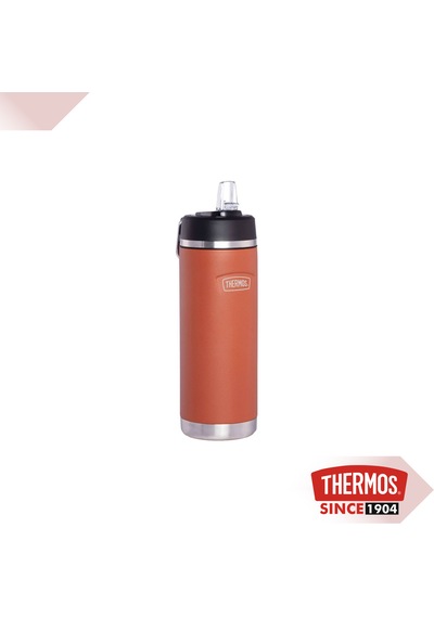Thermos Icon Serisi Paslanmaz Çelik Pipetli Termos 0.71 L Turuncu