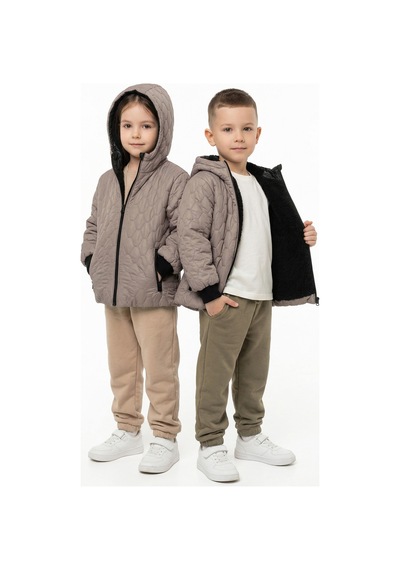 Bebegen Unisex Vizon İçi Peluş Kapitoneli Mont Çok Renkli