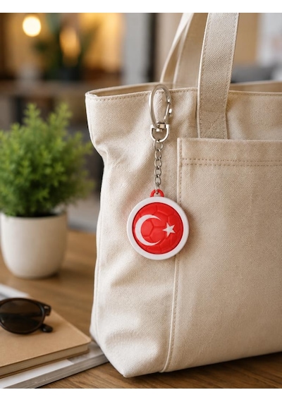 Türk Bayraklı Dönen Spinner Anahtarlık Çevirmeli Stres Çarkı Araba Ev Çanta Aksesuarı Hediyelik 20799814