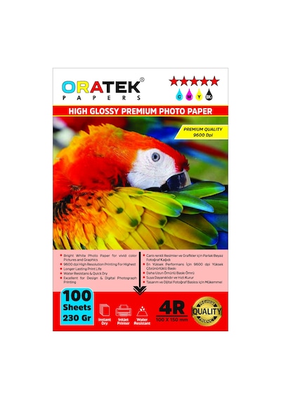 Epson L3150 Evertday Premium Parlak 10 x 15 CM Fotoğraf Kağıdı 230 G 100 Adet