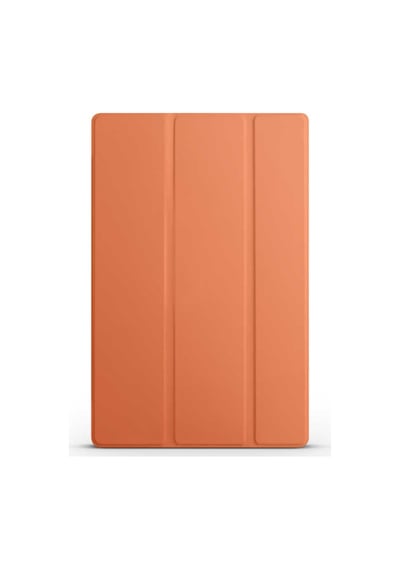 Galaxy Tab A8 10.5 Sm-x200 2021 Uyumlu Zore Smart Cover Standlı 1-1 Kılıf-turuncu Tablet Kılıfı