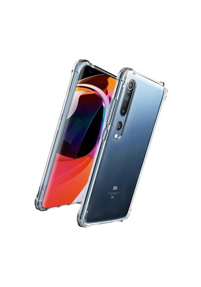 Xiaomi Mİ 10 Shock Absorbing Darbe Emicili Şeffaf Silikon Kılıf