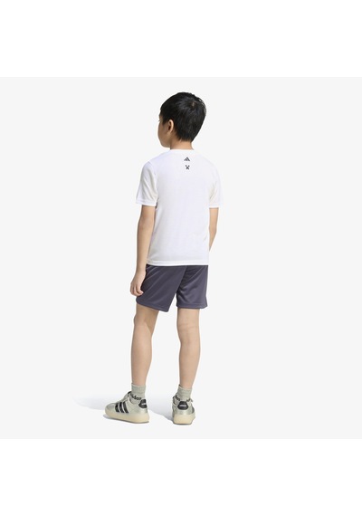 Adidas Minecraft Çocuk Beyaz Şort Takım Jz3533 Çok Renkli