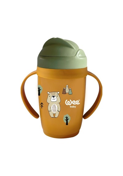 Wee Baby Friends Pipetli Bardak Turuncu 265 Ml Turuncu