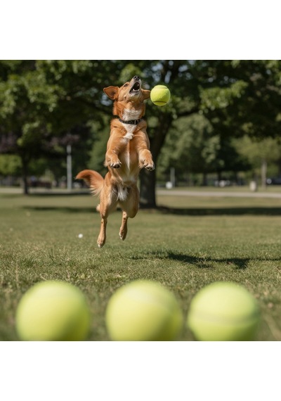 Runaway Köpek Tenis Topu 3'lü Set Oyun Ve Eğitim İçin