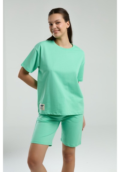 Rolypoly Kadın Kahverengi Şort Takım Rp3592-s-v1 Kahverengi
