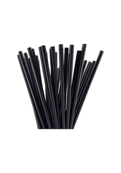 Miopack Nice Plast Kalın Siyah Frozen Pipet 100'lü Siyah