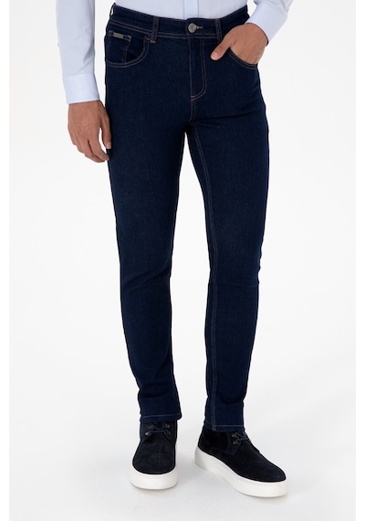 U.S. Polo Assn. Erkek Koyu Mavi Slim Fit Jean Pantolon 50310335-DN0023