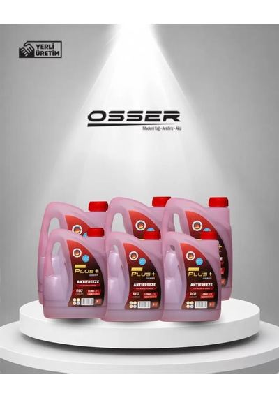 Osser Power Plus Antifriz 6 Adet 3 Lt Kırmızı -42 Derece