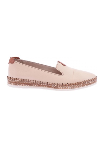 Dgn P01-22y Bayan Strobelli Anatomıc Footwear Deri Ayakkabı P01-1512-R0152 Bej