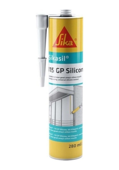 Sika Sil 115 Gp Silikon Beyaz 280 Gr