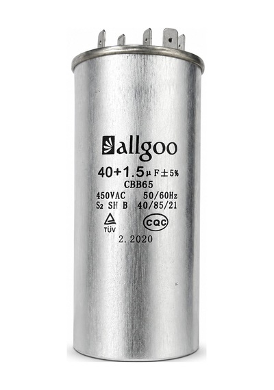 Allgoo 40+1,5 Μf 450v Klima Kapasitörü Gri