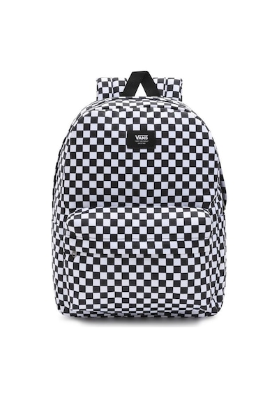 Vans Mn Old Skool Check Backpack Sırt Çantası Damalı Beyaz Siyah