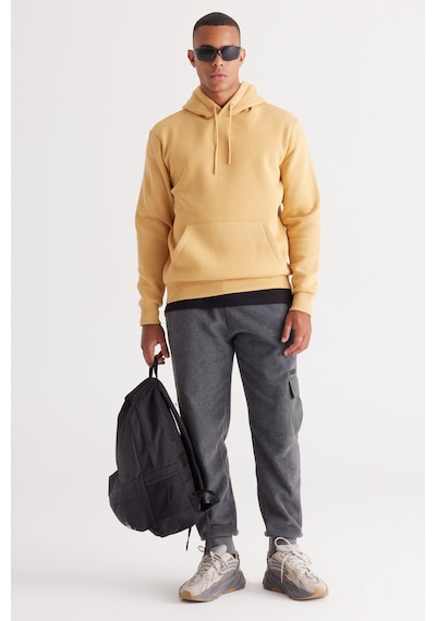 AC&Co / Altınyıldız Classics Erkek Hardal Standart Fit Normal Kesim Kapüşonlu Kanguru Cepli Pamuklu Sweatshirt Hardal AC&Co / Altınyıldız Classics Erkek Hardal Standart Fit Normal Kesim Kapüşonlu Kanguru Cepli Pamuklu Sweatshirt Hardal