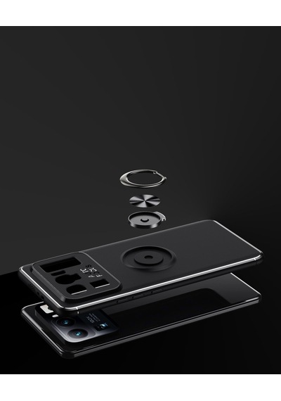 Xiaomi Mi 11 Ultra Kılıf Zore Ravel Yüzüklü Silikon Kılıf
