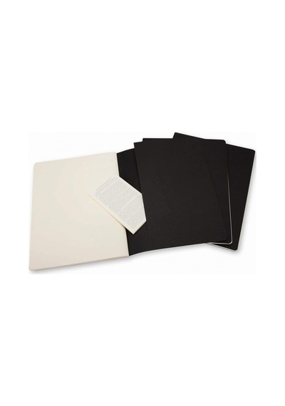 Moleskine Cahier Journals Çizgisiz Defter 19x26 Black Siyah