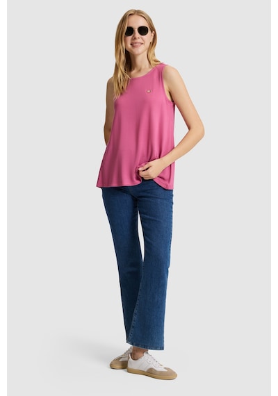 U.S. Polo Assn. U.s. Polo Assn. Kadın Fuşya Tişört Basic 50323548-vr023 Fusya