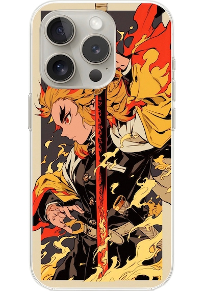 Apple Uyumlu iPhone 11 Pro Şeffaf Kılıf Demon Slayer Tasarımlı 3