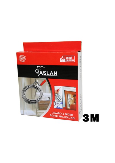 3mt X 6mm Susta Spral Lavabo - Gider Açar 4801 Çok Renkli