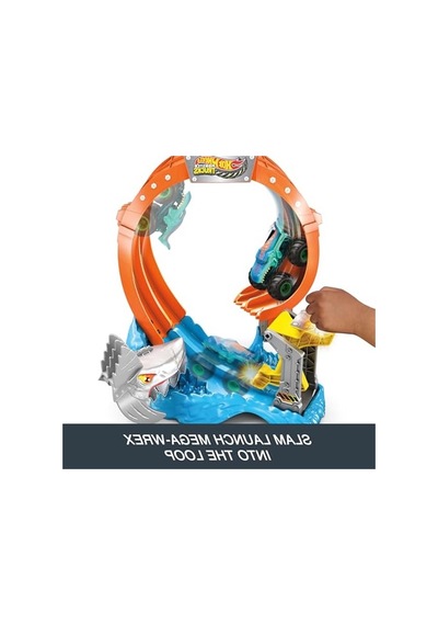 Hot Wheels 1:64 Ölçekli Monster Trucks Oyun Seti, Mega-wrex