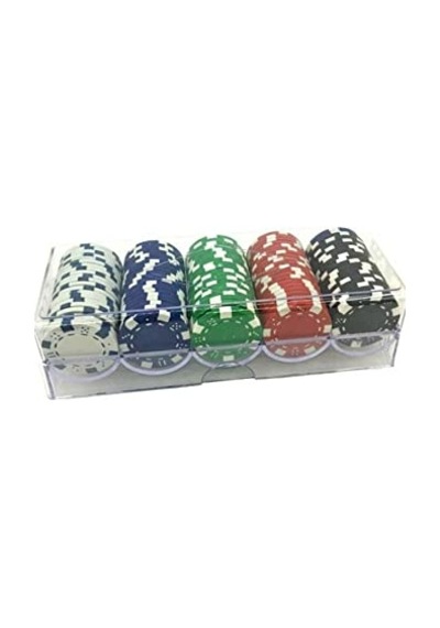 Çantalı Poker Para Taşları 100'lü Poker Fişi Profesyonel Genel