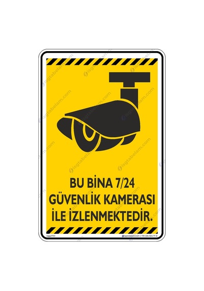 Bu Bina 7/24 Güvenlik Kamerası Ile Izlenmektedir (545985162)