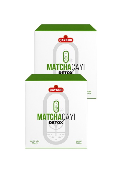 Matcha Detox Çayı 30x2gr Net 60gr İkili Paket