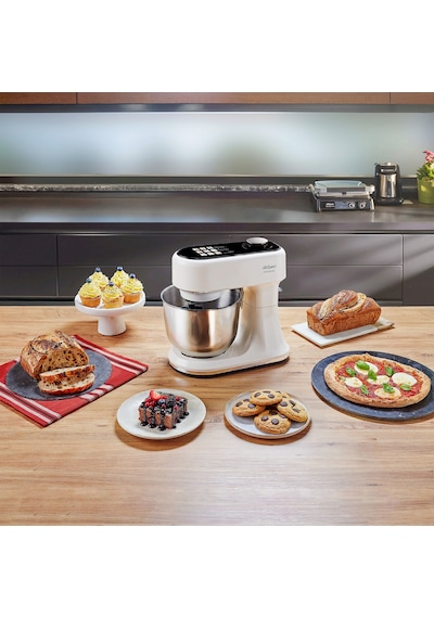 Arzum AR1190 Gastroart Stand Mikser 1500W 12 Hız Ayarı Dahili Tartı ve Fermentasyon Özelliği Krem