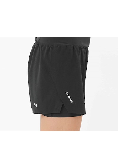 Salomon Sense Aero 2ın1 Traıl 5" Kadın Koşu Şortu Lc2770200 Siyah