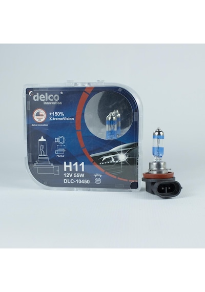 Delco U.s.a H11 X-treme Vision +%150 Fazla Işık Far Ampulü 12 Volt