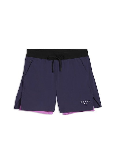 Puma X Hyrox Dryelite 2in1 Kadın Mor Antrenman Şort 52857764