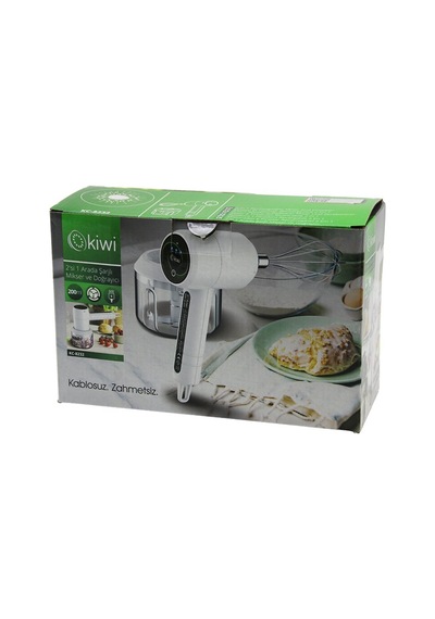Kiwi Kc-8232 2in1 Usb Şarjlı Mikser - Doğrayıcı 20w200ml3-kademe Hız Işıklı Gösterge Dc 5v / 1ali-io