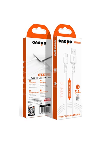 Type-c To Usb Kablo 3.4a Hızlı Şarj Ve Data Kablosu 2m - Q4