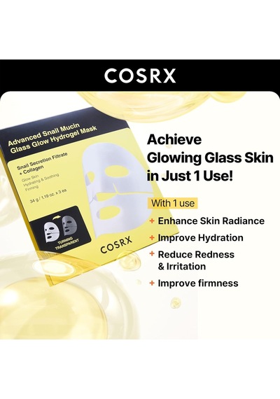 Xmlbayiciniz Advanced Snail Mucin Glass Glow Hydrogel Mask Diğer