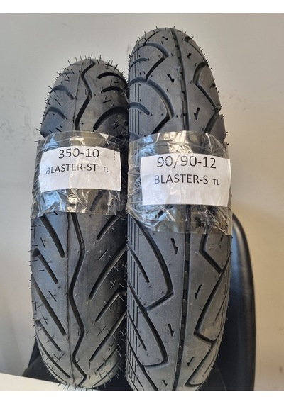 Ralco Tyres Honda Spacy, Activa-s, Spontini Ön/arka Lastik 350-10, 90/90-12 Set Dubleks Blaster-s/st