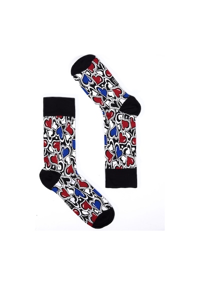 Ozzy Socks 2'Li Kalp Desenli Kutu Çok Renkli