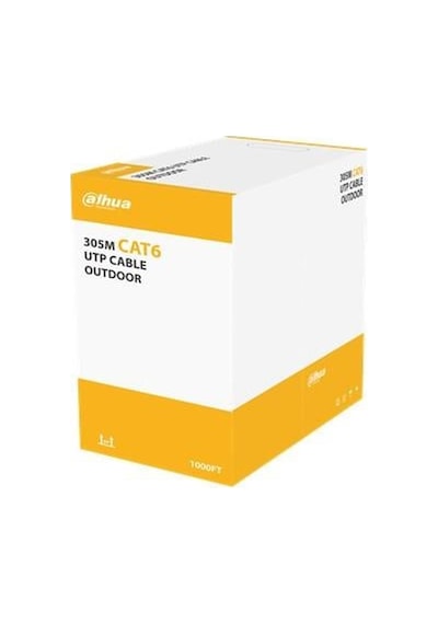 Dahua Pfm922-6un- Cat6 305 Metre 23awg Cca Pe Outdoor Siyah Renk Kablo-200414