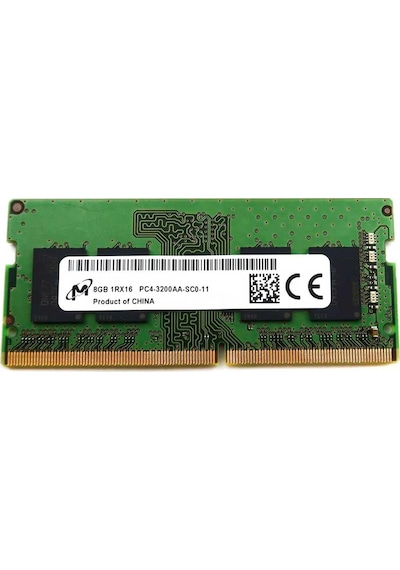 Micron 1RX16 PC4-3200AA-SC0-11 8 GB DDR4 3200 MHz Ram
