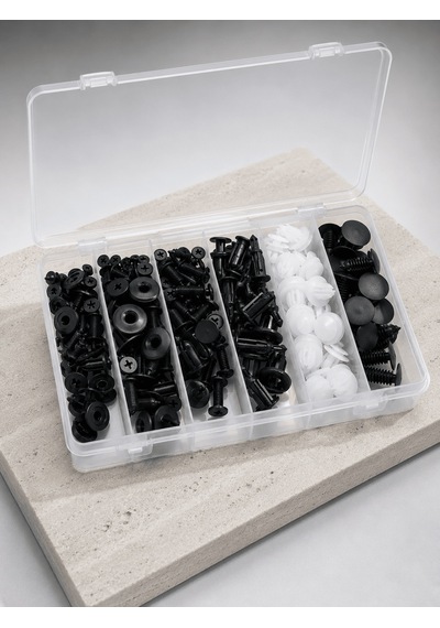 Otomotiv Plastik Klips Seti 100 Parça Uczzvidaseti-3 DİĞER