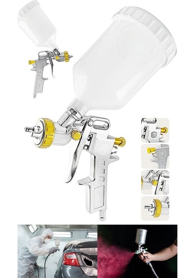 Freed Tools Havalı Üstten Depolu Boya Tabancası 1.3 Mm Basınç Ayarlı